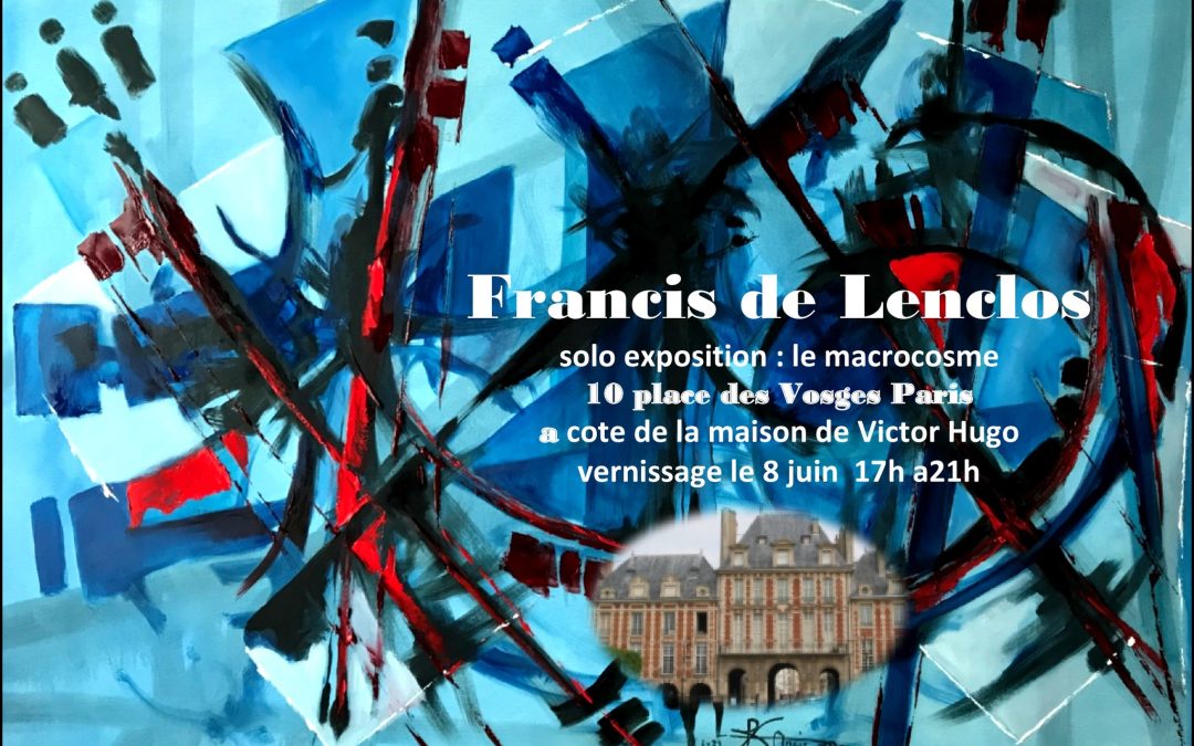 Vernissage  à l&rsquo;Espace Sylvia Rielle – Place des Vosges à Paris – 8 juin 2023